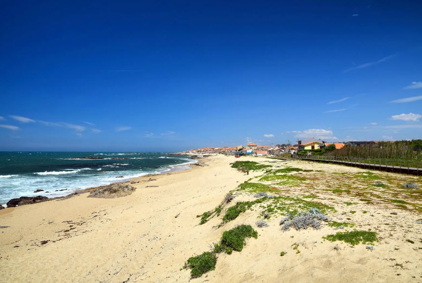 Praia de Moreiró Norte, Labruge, Portugal, Portugal